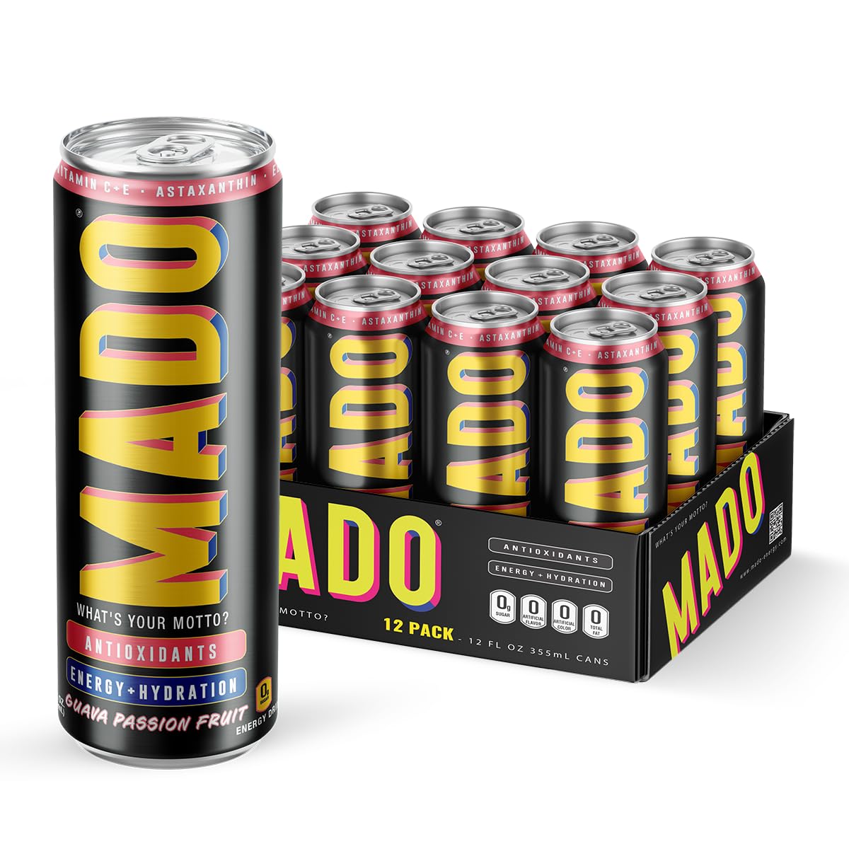 Amazon.co.jp: MADO エナジードリンク 無糖 プレワークアウトBCAA